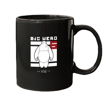 Discover Disney Big Hero 6 Baymax All White Flag Mugs