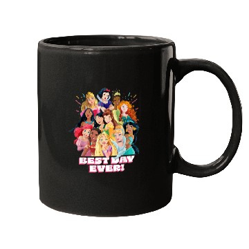 Discover Disneyss Princess Best Day Ever Friend Family Trip Matching Mugs
