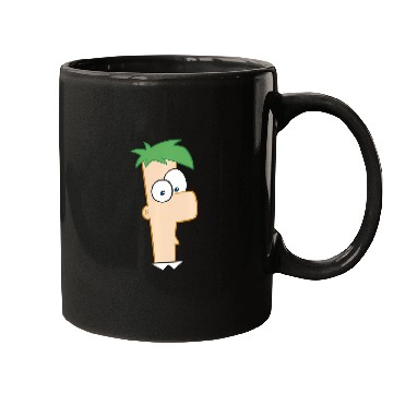 Discover Disney Phineas And Ferb Large Ferb Face Mugs