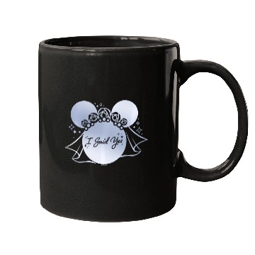 Discover Disney I Said Yes Proposal Engagement Bridal Veil Minnie Mugs