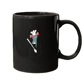 Discover Disney PIXAR Ratatouille Remy Small Pocket Chef Mugs