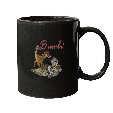 Discover Disneys bambi group shot logo Mugs