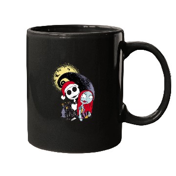 Discover Disneyss The Nightmare Before Christmas Jack Sally Santa Hat Mugs