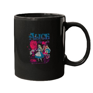 Discover Disneyss Alice In Wonderland Technicolor Distressed Big Poster Mugs