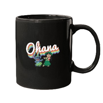 Discover Disney Lilo Stitch Pride Ohana Rainbow Mugs