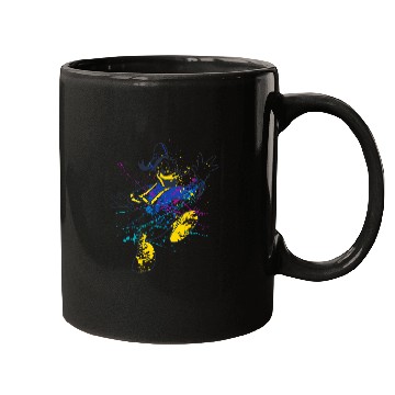 Discover Disney Mickey And Friends Donald Duck Paint Splatter Mugs