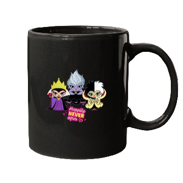 Discover Disney Villains Queen Ursula Cruella Happily NEV Mugs