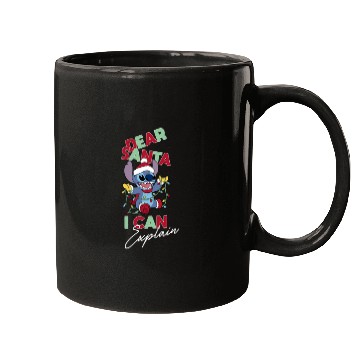 Discover Disneyss Lilo Stitch Christmas Dear Santa I Can Explain Mugs