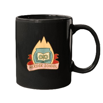 Discover Disneyss The Owl House Hexside School Flame Big Chest Logo Mugs