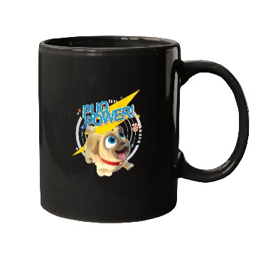 Discover Disneyss Puppy Dog Pals Pug Power Rolly Playful Chest Logo Mugs