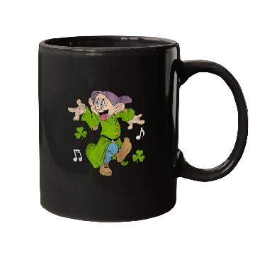 Discover Disneyss Snow White St Patrick Day Happy Dopey Chest Logo Mugs