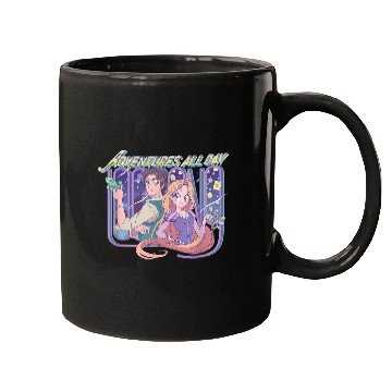 Discover Disneyss Tangled Adventures All Day Manga Version Chest Poster Mugs