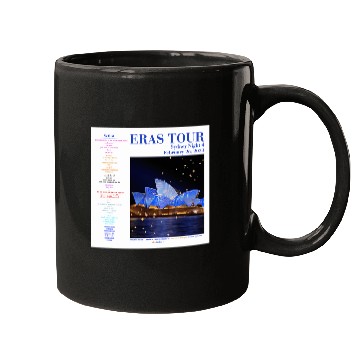 Discover Eras Tour Setlist - Sydney Night 4 Mugs