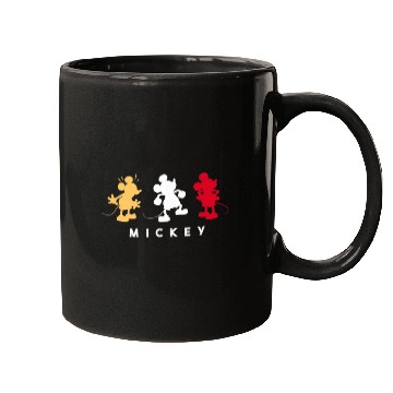 Discover Amazon Essentials Disney Mickey Silhouette Trio Mugs