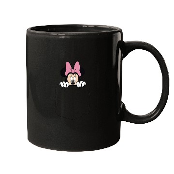 Discover Black Disney Minnie Mouse Classic Fit  - Crew Neck Mugs