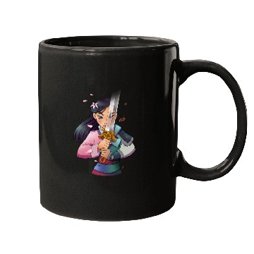 Discover Disney Mulan Anime Half Girl Half Warrior Graphic Mugs