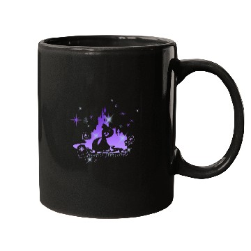 Discover Disney Tangled Rapunzel Silhouette Portrait Graphic Mugs