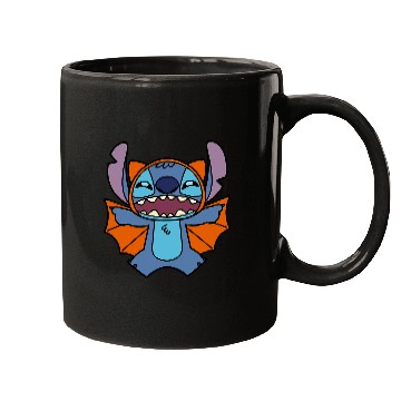Discover Disney Stitch Bat Halloween Costume Mugs