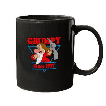 Discover Disneyss Snow White Grumpy Since 1937 Triangle Graphic Mugs
