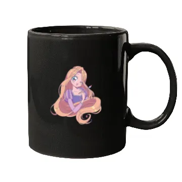 Discover Disney Tangled Cute Rapunzel Manga Version Chest Portrait Mugs