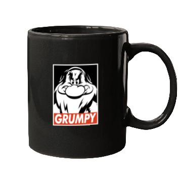 Discover Disney Snow White Grumpy Streetwear Poster Mugs