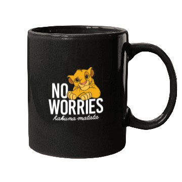 Discover Disney Lion King Classic No Worries Simba Mugs
