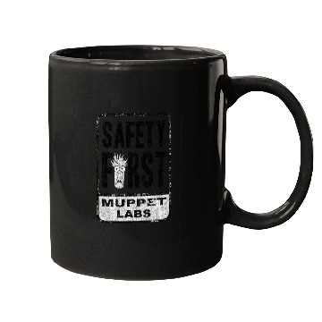 Discover Disney The Muppets Safety First Sign Beaker Distressed Mugs