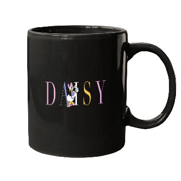 Discover Womens Disney Mickey And Friends Daisy Duck Simple Text V-Neck Mugs