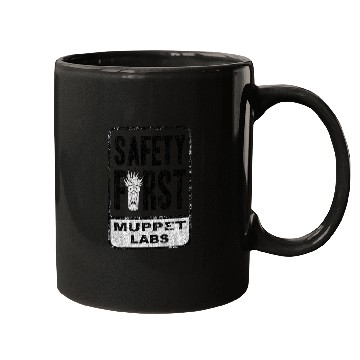 Discover Disney The Muppets Safety First Sign Beaker Distressed Mugs