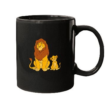 Discover Disney The Lion King Young Simba and Mufasa Mugs