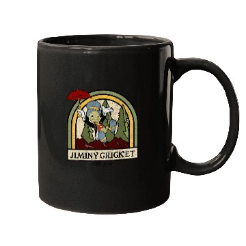 Discover Disney Pinocchio Jiminy Cricket Established 1940 Mugs