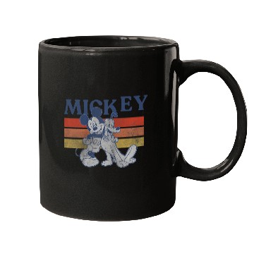 Discover Disneys Mickeys and friends Mickeys and pluto line raglan baseball Mugs