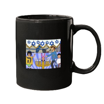 Discover Bob's Burgers Says Happy Hanukkah Mugs