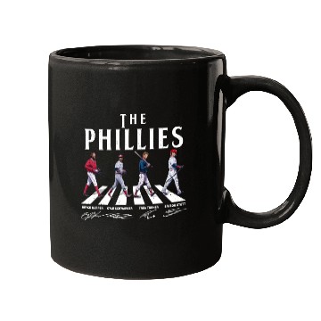 Discover Vintage Philliess Walking Abbey Road Signatures Baseball Mugs