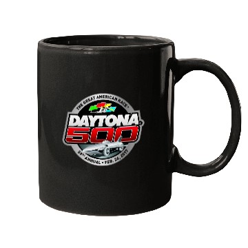 Discover Daytona 500 Logo Mugs