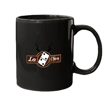 Discover La Doble Chiva Logo Mugs