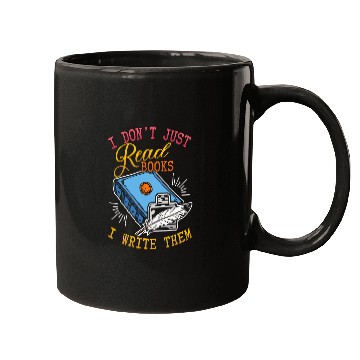 Discover Author Writing Writer Literature Book Reading Reader Mugs