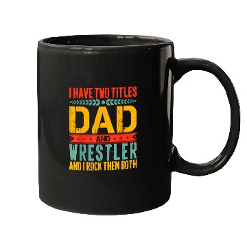 Discover Wrestling Dad Father Day Design For Wrestler Dad 1 Mugs