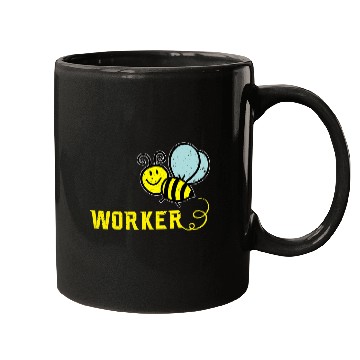 Discover Worker Bee Lover Funny Save The Bees Beekeeper Mugs