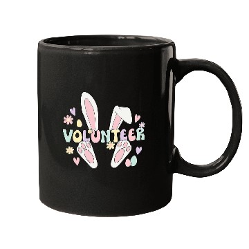 Discover Volunteer Easter Bunny Voluntary Worker Easter Day Mugs