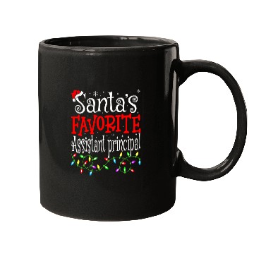 Discover Santas Favorite Assistant Principal Christmas School Worker Mugs