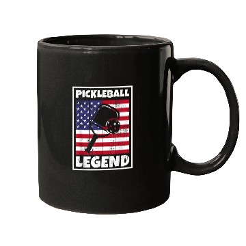 Discover American Pickleball Legend Paddleball for Pickleball Player Mugs
