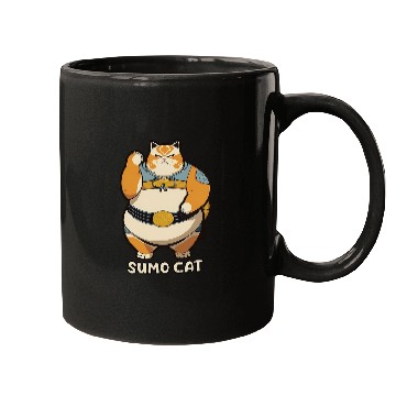 Discover sumos Cat Kitty Wrestler Mugs