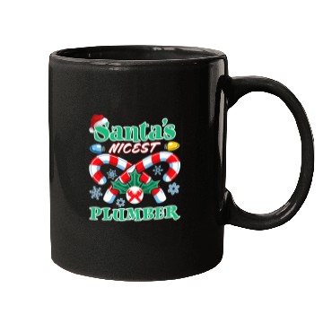 Discover Santas Nicest Plumber Christmas Naughty Or Nice List Mugs