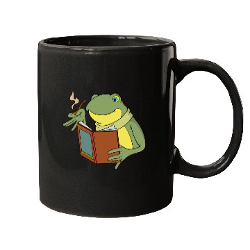 Discover Cottagecore Frog Book Design for a Nature Lover Mugs