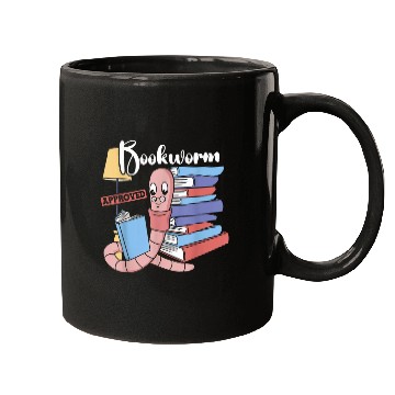 Discover Bookworm Approved Animal Book Reader World Book Day Mugs