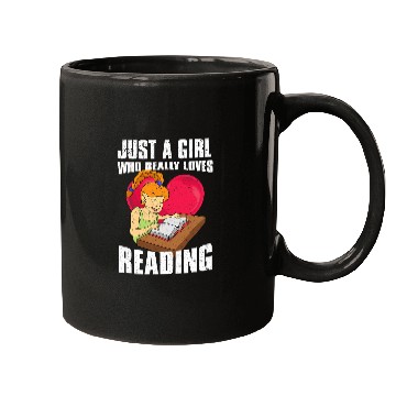 Discover Bookworm Girls Women Librarian Geek Book Reading Mugs