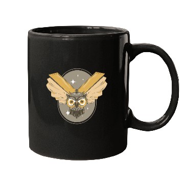 Discover Book Owl readers and bird lover Mugs