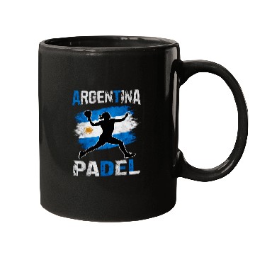 Discover Argentina Flag Padel Women Mugs