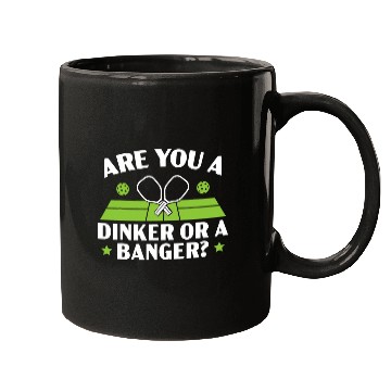 Discover Are You A Dinker Or A Banger Paddle Pickleball Player Mugs